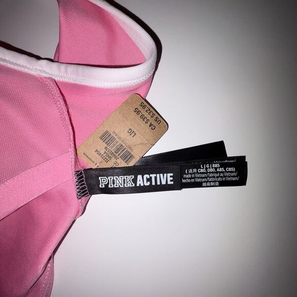 Victoria's Secret PINK Ultimate Push Up Bra Size Large NWT Padded Racerback - Picture 2 of 8